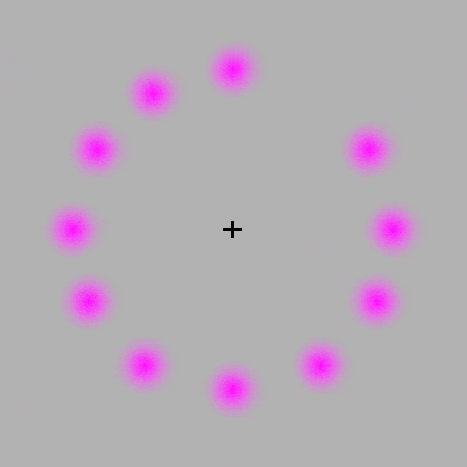 illusion optique points roses - test