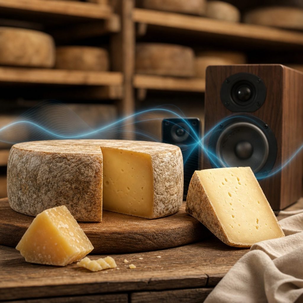 Le fromage, mieux affiné grâce à la musique ?